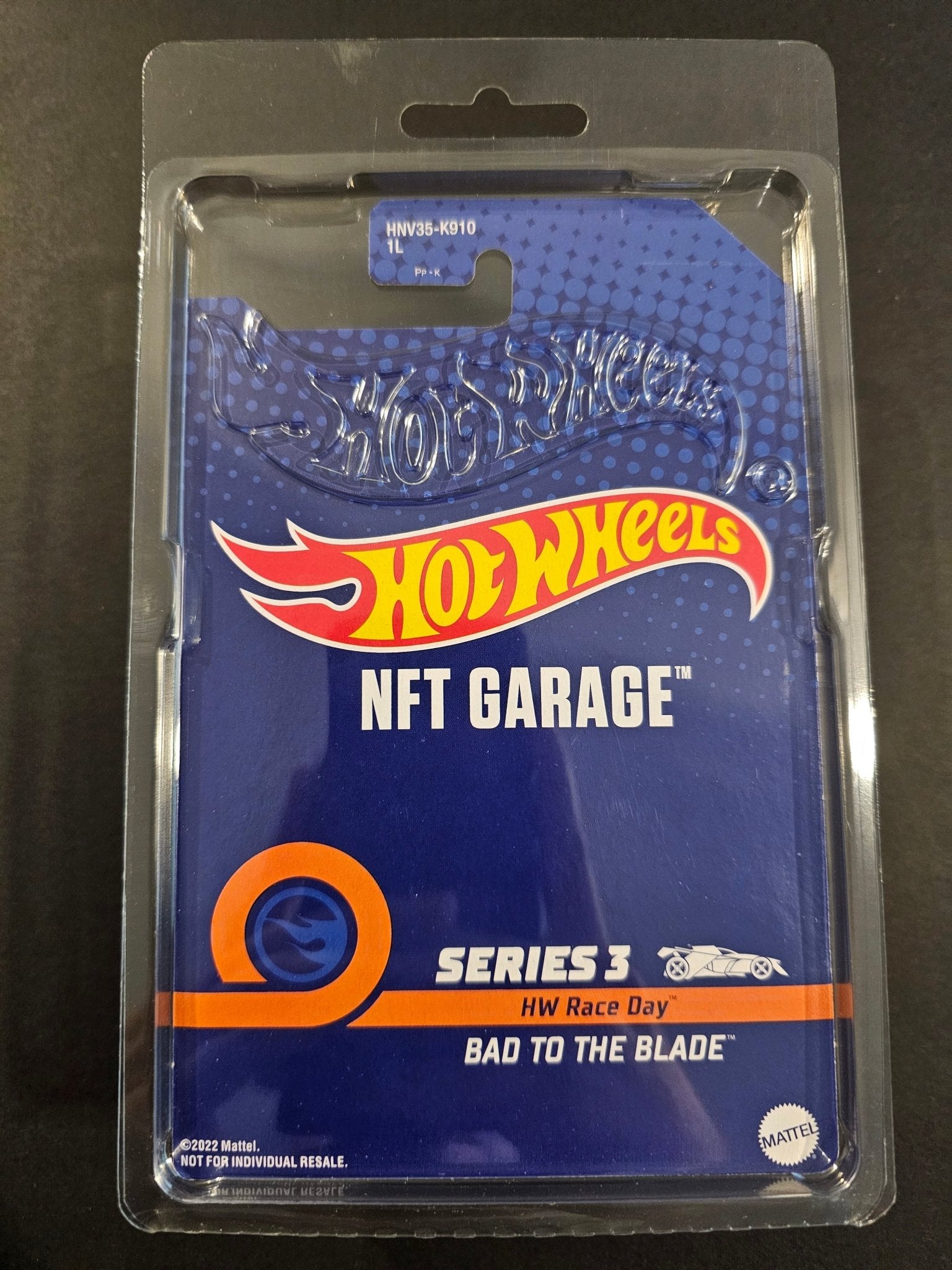 Hot Wheels - Bad To The Blade - 2023 NFT Garage Series 3 – Top