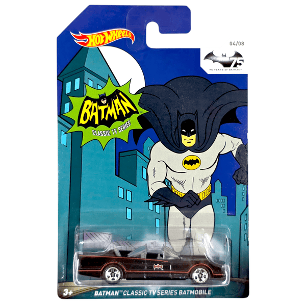 Hot Wheels - Batman Classic TV Series Batmobile - 2014 Batman 75 Years Series - Top CollectiblesDiecastHot Wheels