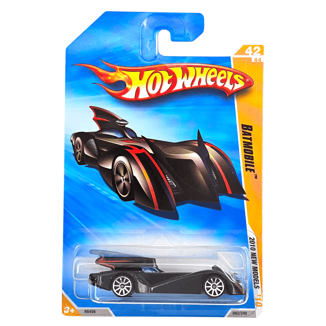 Hot Wheels - Batmobile - 2010 *Card Variation* - Top CollectiblesDiecastHot Wheels