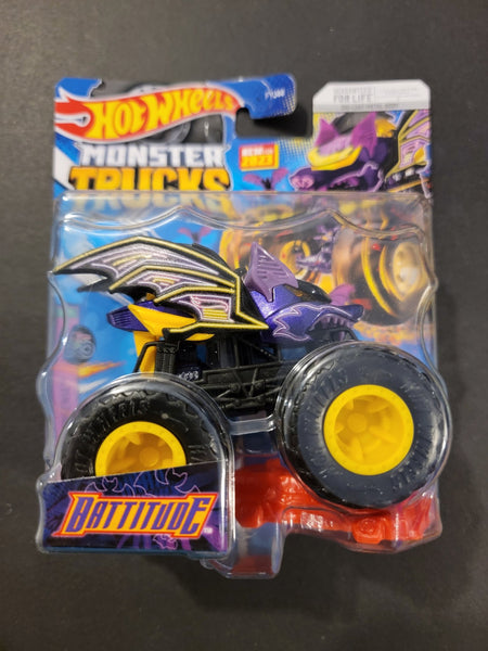 Hot Wheels - Battitude - 2023 Monster Trucks Series - Top CollectiblesDiecastHot Wheels