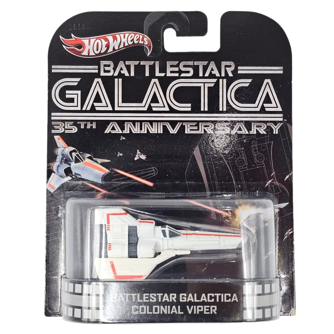 Hot Wheels - Battlestar Galactica Colonial Viper - 2013 Retro Entertainment Series - Top CollectiblesDiecastHot Wheels