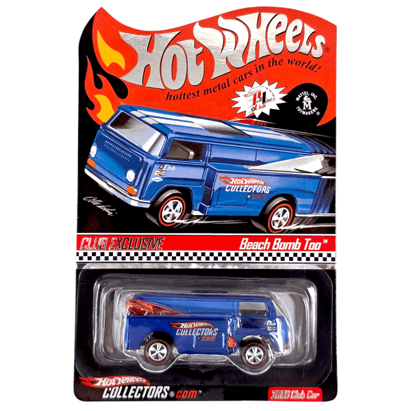 Hot Wheels - Beach Bomb Too w/ Button - 2006 Club Car *Red Line Club Exclusive* - Top CollectiblesDiecastHot Wheels