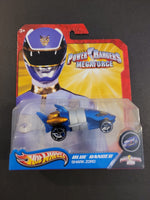 Hot Wheels - Blue Ranger - 2013 Power Rangers Character Cars Series - Top CollectiblesDiecastHot Wheels