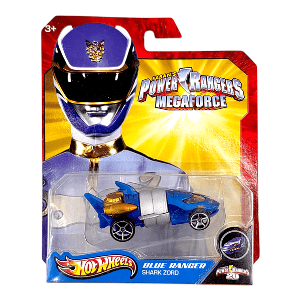 Hot Wheels - Blue Ranger - 2013 Power Rangers Character Cars Series - Top CollectiblesDiecastHot Wheels