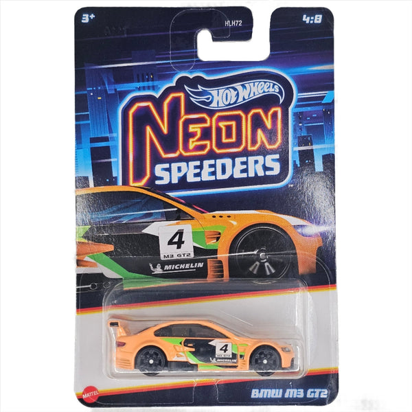 Hot Wheels - BMW M3 GT2 - 2024 Neon Speeders Series - Top CollectiblesDiecastHot Wheels