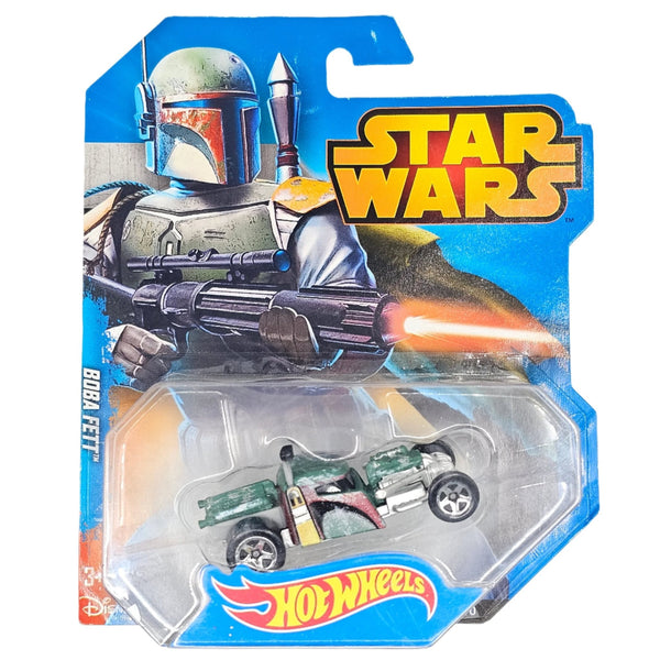 Hot Wheels - Boba Fett - 2014 Star Wars Character Cars - Top CollectiblesDiecastHot Wheels