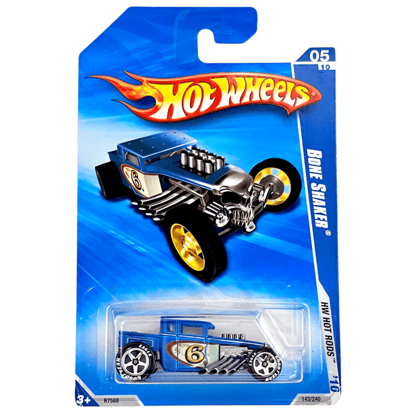 Hot Wheels - Bone Shaker - 2010 *Wheels Variation - Walmart Exclusive* - Top CollectiblesDiecastHot Wheels