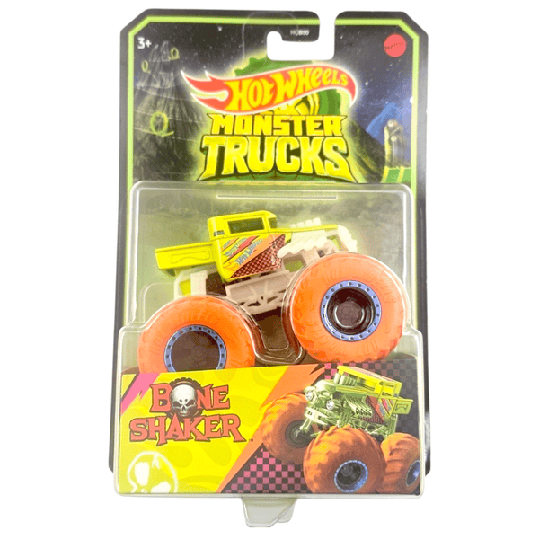 Hot Wheels - Bone Shaker Monster Trucks - 2021 Glow in the Dark - Top CollectiblesDiecastHot Wheels