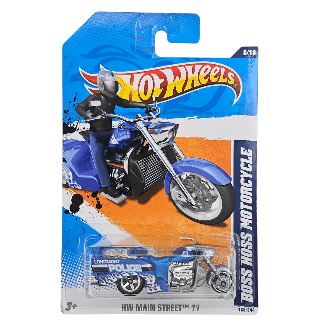 Hot Wheels - Boss Hoss Motorcycle - 2011 - Top CollectiblesDiecastHot Wheels