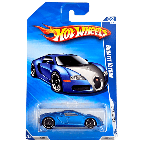 Hot Wheels - Bugatti Veyron - 2010 *Card Variation* - Top CollectiblesDiecastHot Wheels