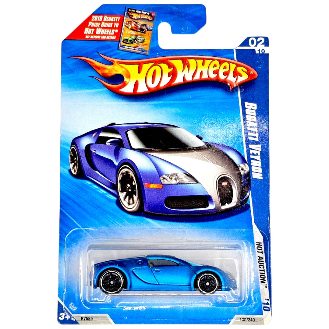 Hot Wheels - Bugatti Veyron - 2010 *Card Variation* - Top CollectiblesDiecastHot Wheels
