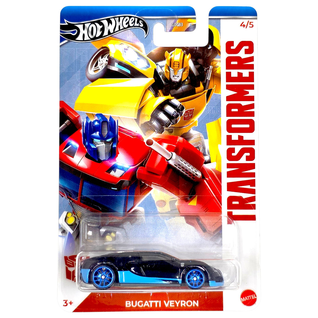 Hot Wheels - Bugatti Veyron - 2025 Transformers Series - Top CollectiblesDiecastHot Wheels