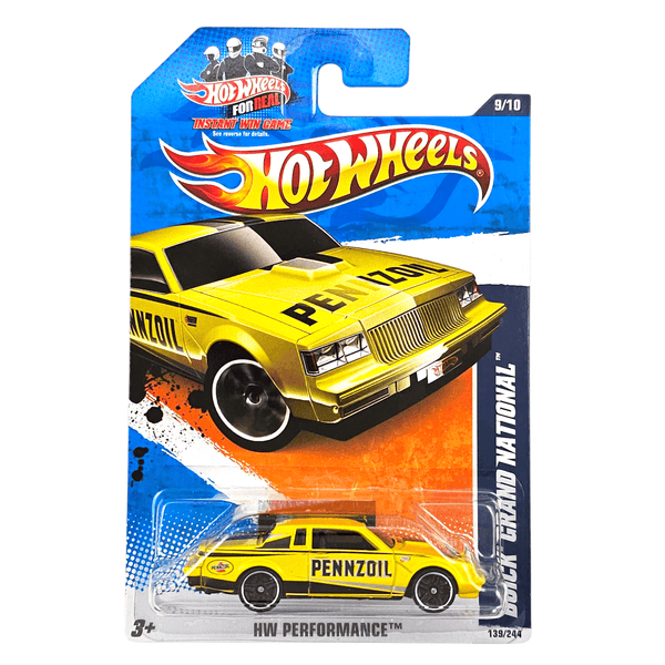 Hot Wheels - Buick Grand National - 2011 *Card Variation* - Top CollectiblesDiecastHot Wheels