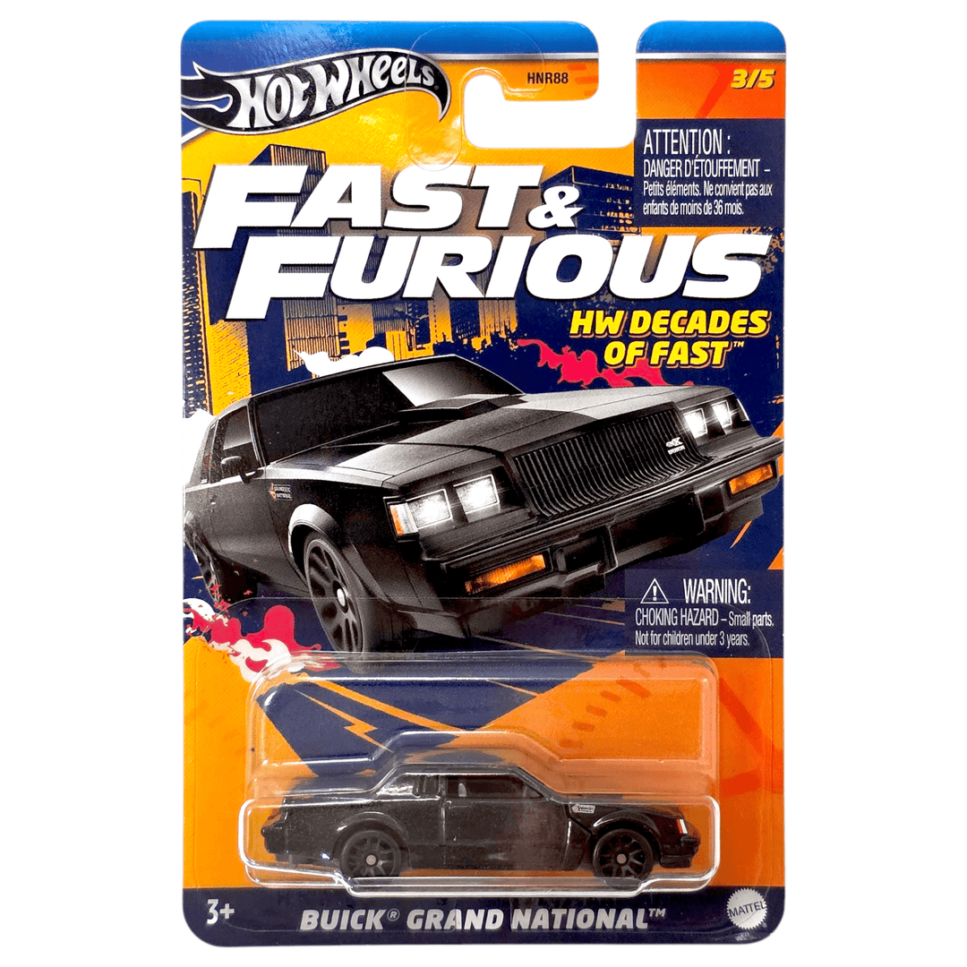 Hot Wheels - Buick Grand National - 2024 Fast &amp; Furious Series: HW Decades of Fast - Top CollectiblesDiecastHot Wheels