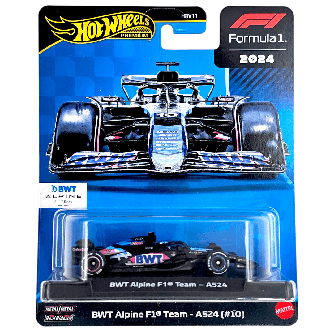 Hot Wheels - BWT Alpine F1 Team - A524 (10) - 2025 Formula 1 Series - Top CollectiblesDiecastHot Wheels