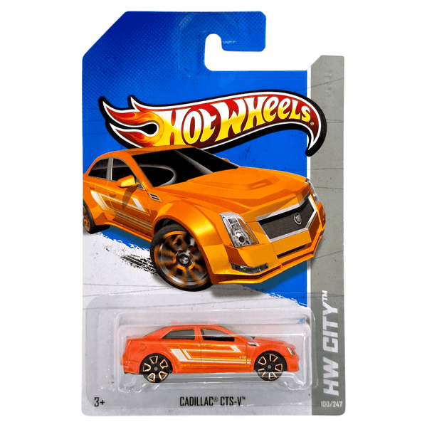 Hot Wheels - Cadillac CTS - V - 2012 *Card Variation* - Top CollectiblesDiecastHot Wheels