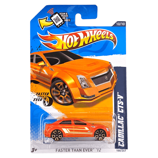 Hot Wheels - Cadillac CTS - V - 2012 *Card Variation* - Top CollectiblesDiecastHot Wheels
