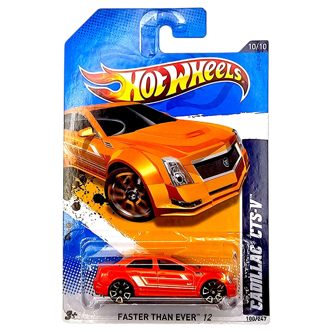 Hot Wheels - Cadillac CTS-V - 2012 *Card Variation* - Top CollectiblesDiecastHot Wheels