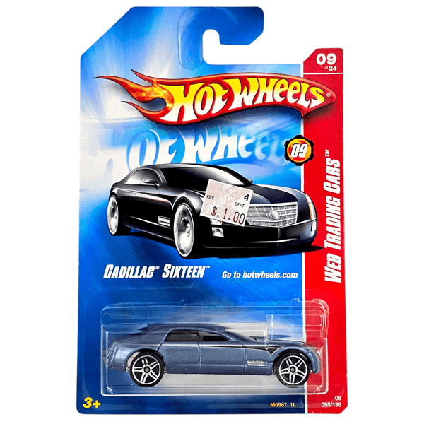 Hot Wheels - Cadillac Sixteen - 2008 *Card Variation* - Top CollectiblesDiecastHot Wheels