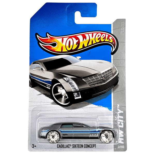 Hot Wheels - Cadillac Sixteen Concept - 2013 *Card Variation* - Top CollectiblesDiecastHot Wheels