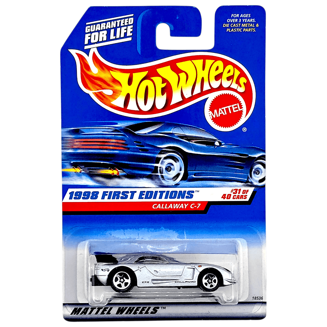 Hot Wheels - Callaway C7 - 1998 *Card Variation* - Top CollectiblesDiecastHot Wheels