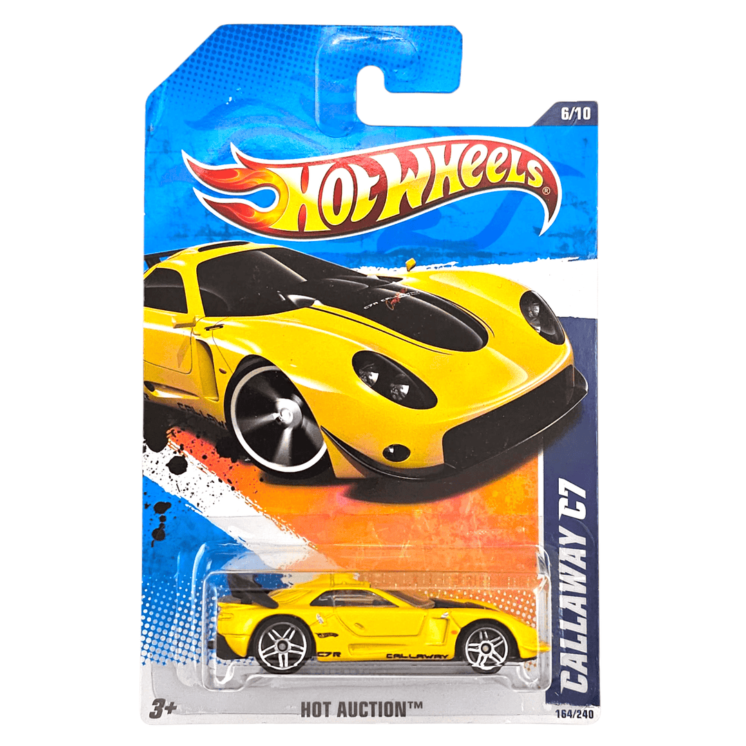 Hot Wheels - Callaway C7 - 2010 *Card Variation* - Top CollectiblesDiecastHot Wheels