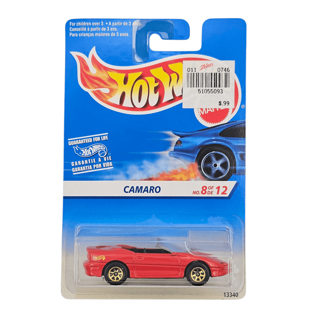 Hot Wheels - Camaro Convertible - 1996 *International Exclusive* - Top CollectiblesDiecastHot Wheels