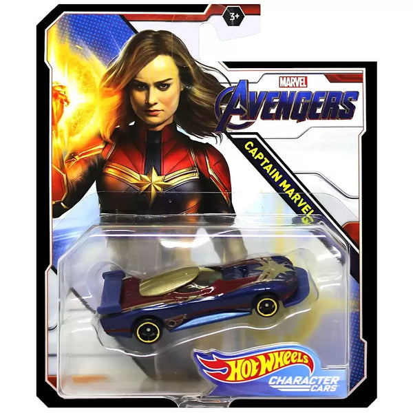 Hot Wheels - Captain Marvel - 2018 Marvel Character Cars Series - Top CollectiblesDiecastHot Wheels