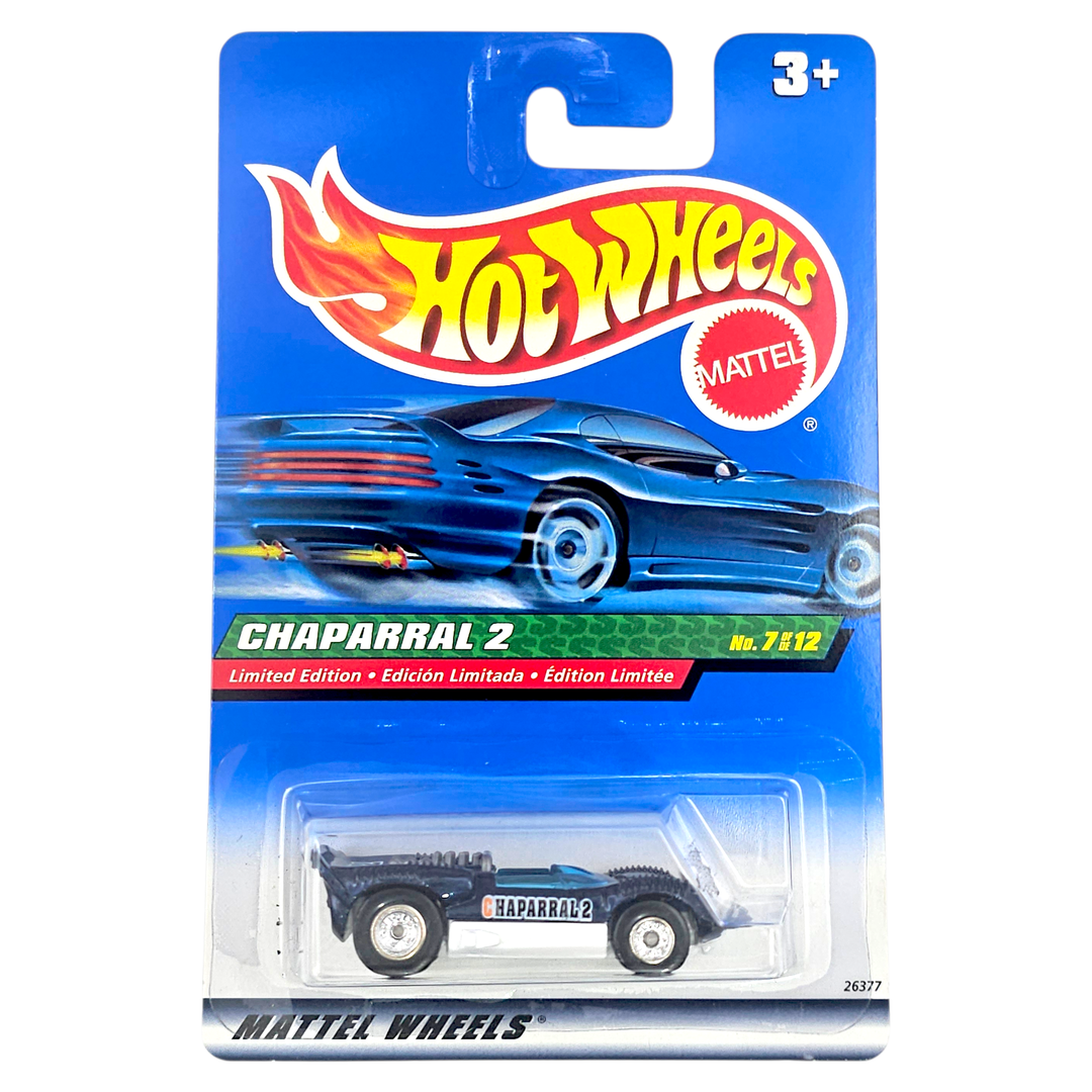 Hot Wheels - Chaparral 2 - 2000 *Treasure Hunt* - Card Variation - Top CollectiblesDiecastHot Wheels
