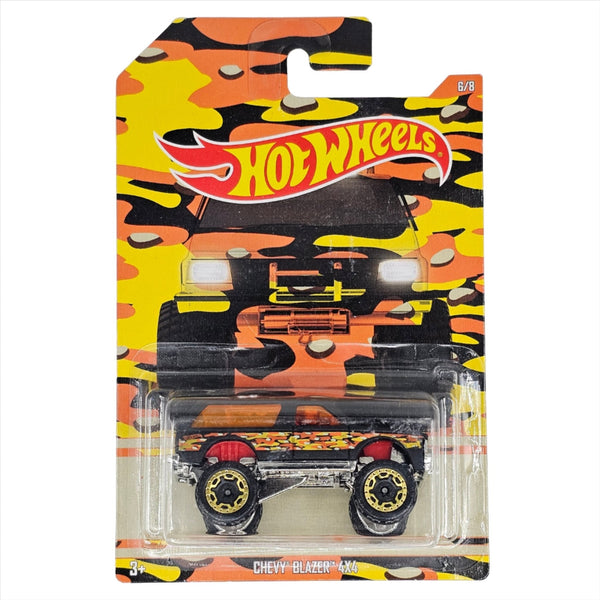 Hot Wheels - Chevy Blazer 4x4 - 2017 Camouflage Trucks Series - Top CollectiblesDiecastHot Wheels