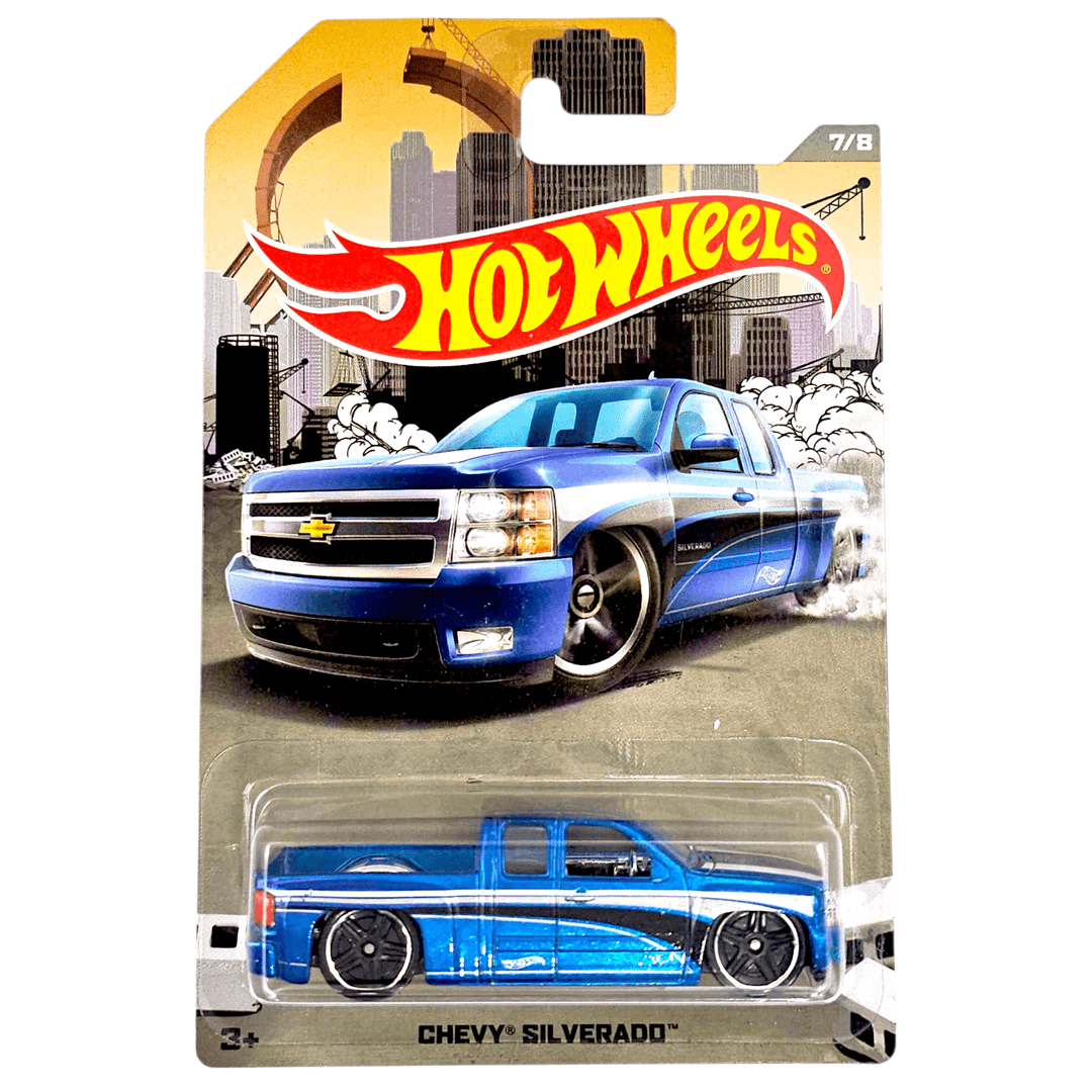 Hot Wheels - Chevy Silverado - 2016 Rad Trucks Series - Top CollectiblesDiecastHot Wheels
