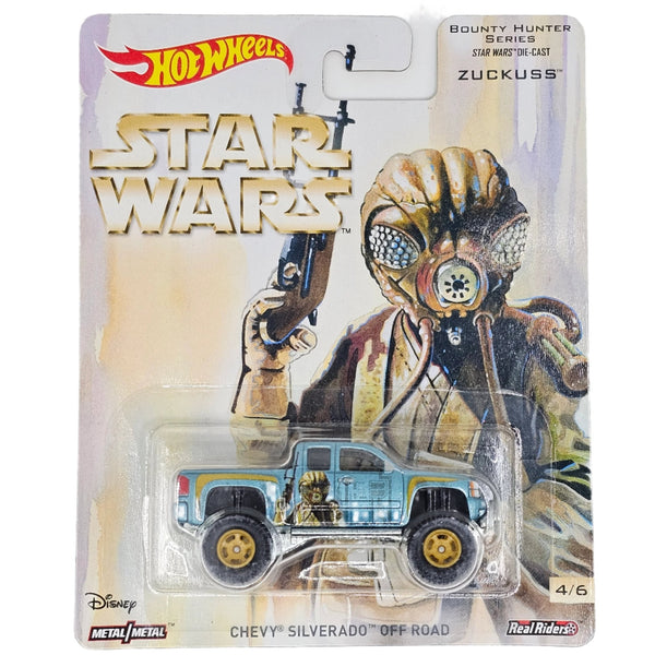 Hot Wheels - Chevy Silverado Off - Road - 2017 Star Wars Bounty Hunter Series - Top CollectiblesDiecastHot Wheels