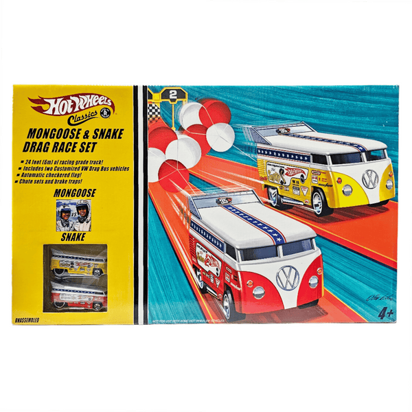 Mongoose & Snake Drag Race Set☆(VW BUS ) Hot Wheels Mongoose & Snake Drag Race Set☆(VW BUS ) Hot Wheels