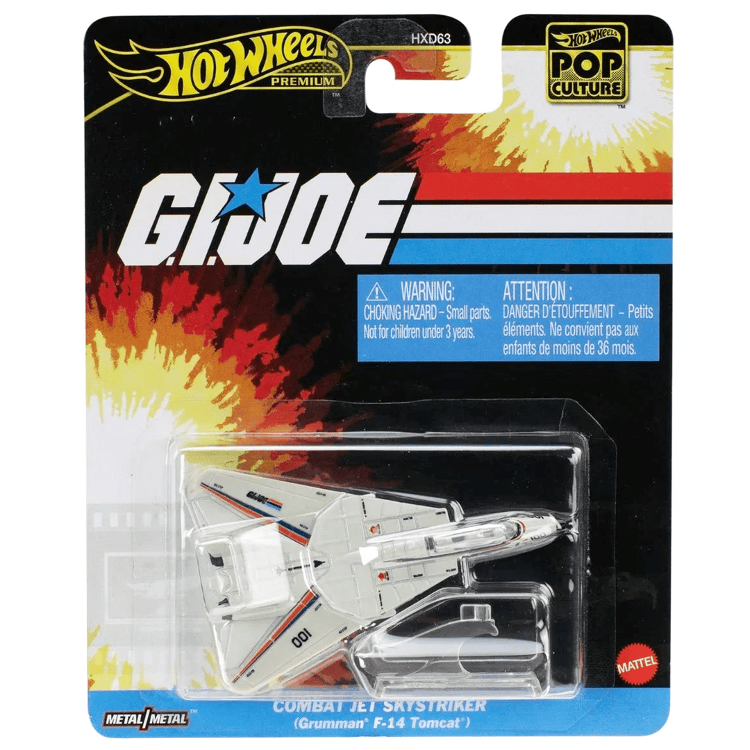 Hot Wheels - Combat Jet Skystriker (Grumman F - 14 Tomcat) - 2025 Pop Culture Series - Top CollectiblesDiecastHot Wheels