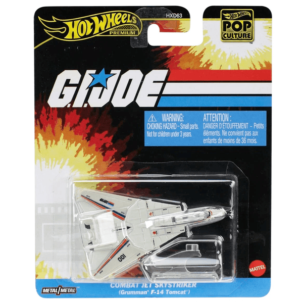 Hot Wheels - Combat Jet Skystriker (Grumman F - 14 Tomcat) - 2025 Pop Culture Series - Top CollectiblesDiecastHot Wheels