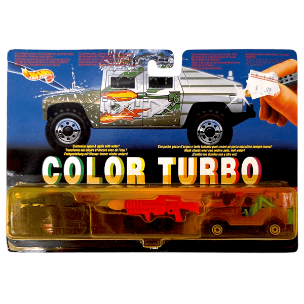 Hot Wheels - Command Tank & Roll Patrol - 1993 Color Turbo 2 - Pack Series - Top CollectiblesDiecastHot Wheels
