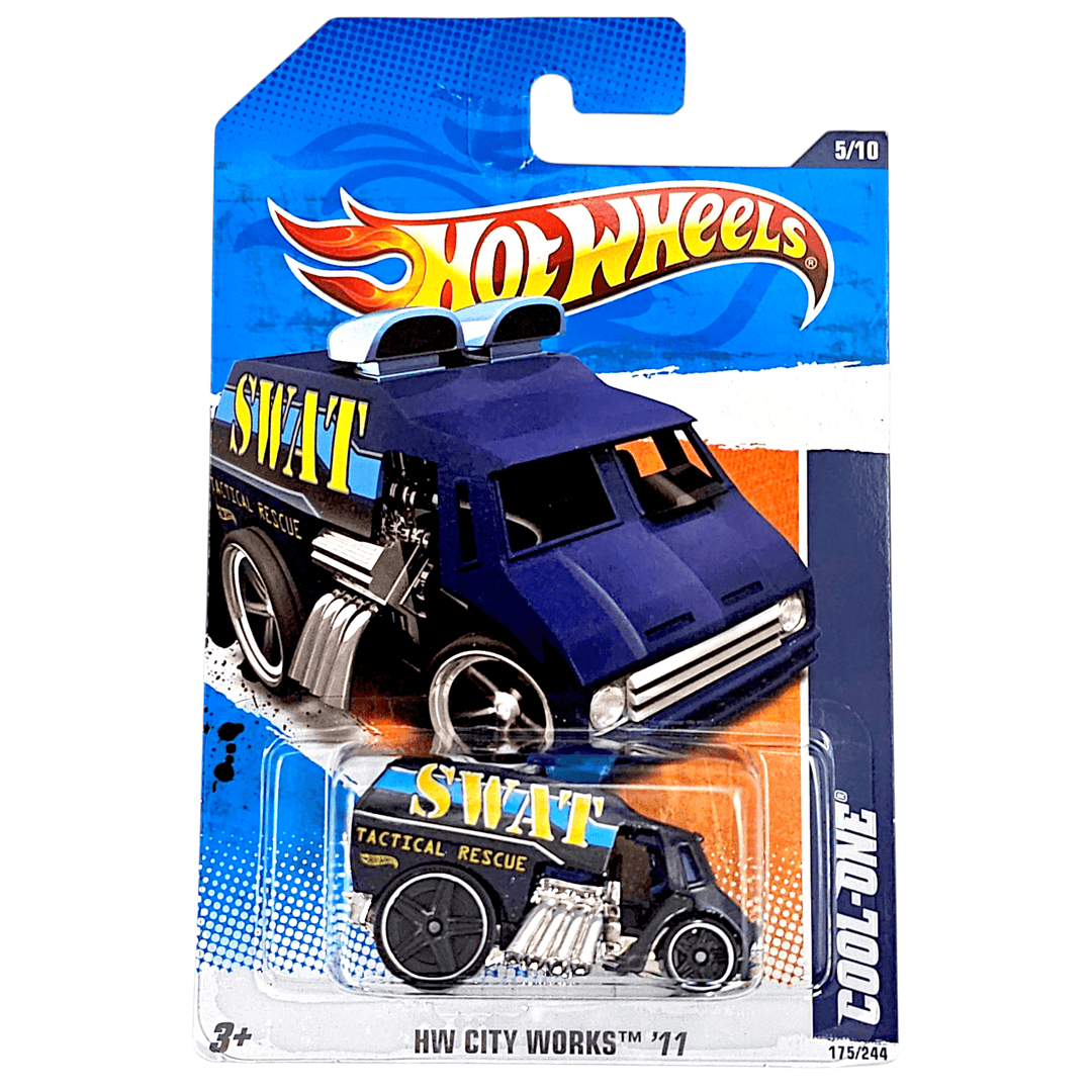 Hot Wheels - Cool - One - 2011 *Card Variation* - Top CollectiblesDiecastHot Wheels