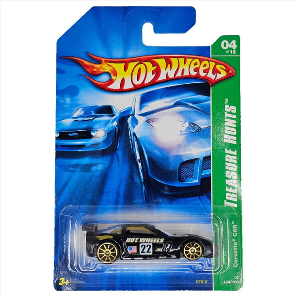 Hot Wheels - Corvette C6R - 2007 *Treasure Hunt* - Top CollectiblesDiecastHot Wheels