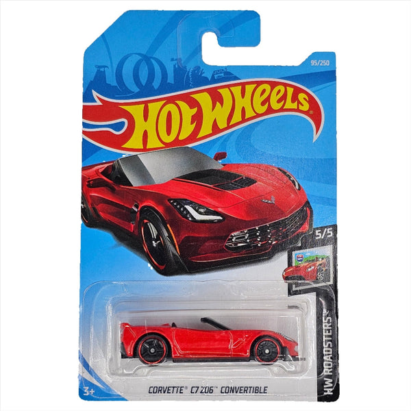 Hot Wheels - Corvette C7 Z06 Convertible - 2019 - Top CollectiblesDiecastHot Wheels