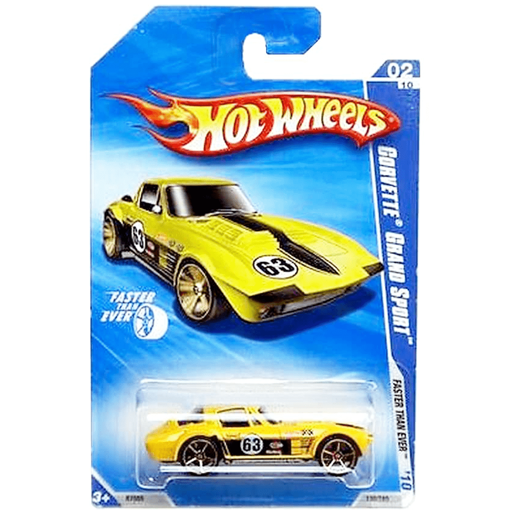 Hot Wheels - Corvette Grand Sport - 2010 *FTE Wheels Variation* - Top CollectiblesDiecastHot Wheels