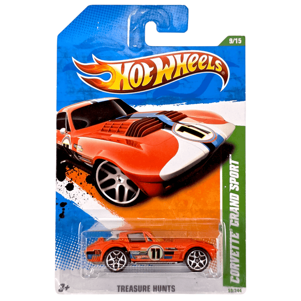 Hot Wheels - Corvette Grand Sport - 2011 *Treasure Hunt* - Top CollectiblesDiecastHot Wheels