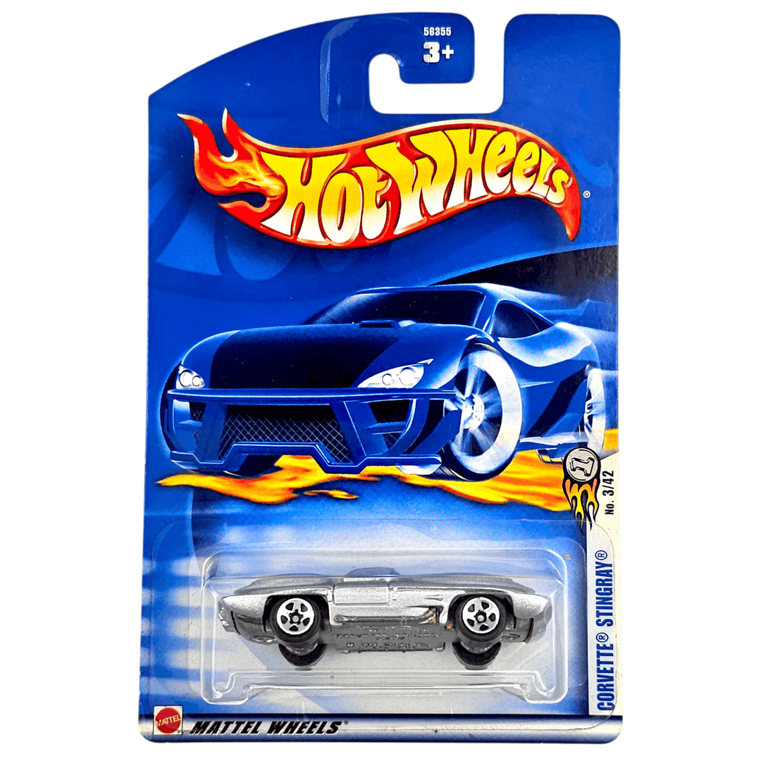 Hot Wheels - Corvette Stingray - 2003 *Card Variation* - Top CollectiblesDiecastHot Wheels