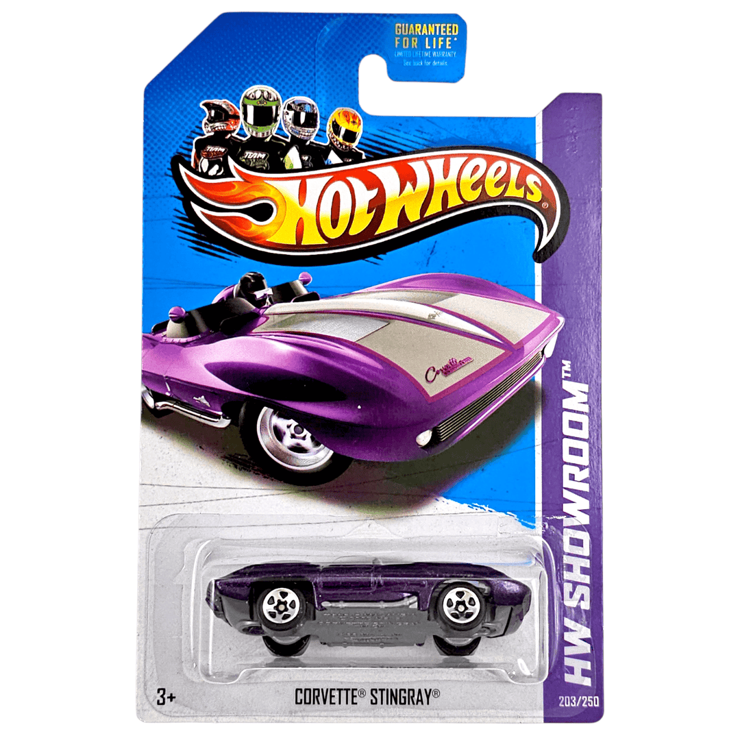 Hot Wheels - Corvette Stingray - 2013 *Card Variation* - Top CollectiblesDiecastHot Wheels