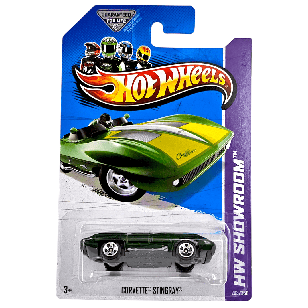 Hot Wheels - Corvette Stingray - 2013 *Card Variation* - Top CollectiblesDiecastHot Wheels