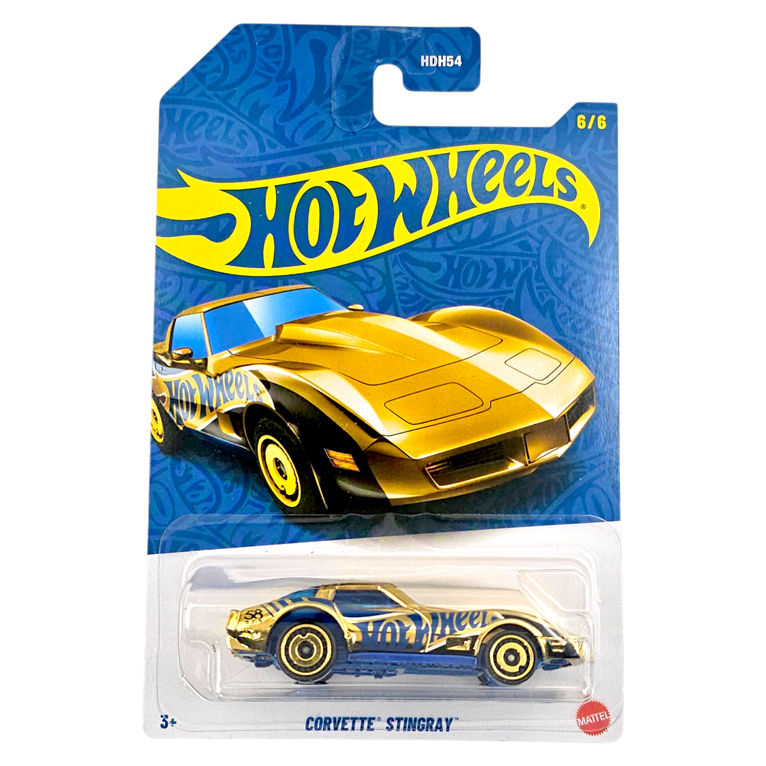 Hot Wheels - Corvette Stingray - 2026 Pearl &amp; Chrome Series *Chase* - Limit 1 Per Customer - Top CollectiblesDiecastHot Wheels