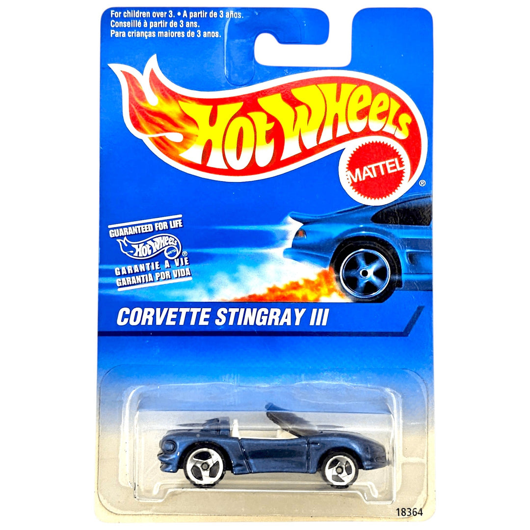 Hot Wheels - Corvette Stingray III - 1997 - Top CollectiblesDiecastHot Wheels