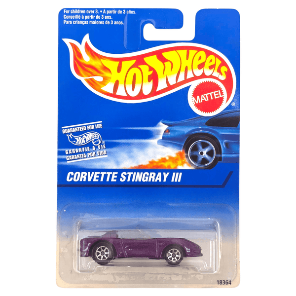 Hot Wheels - Corvette Stingray III - 1997 - Top CollectiblesDiecastHot Wheels