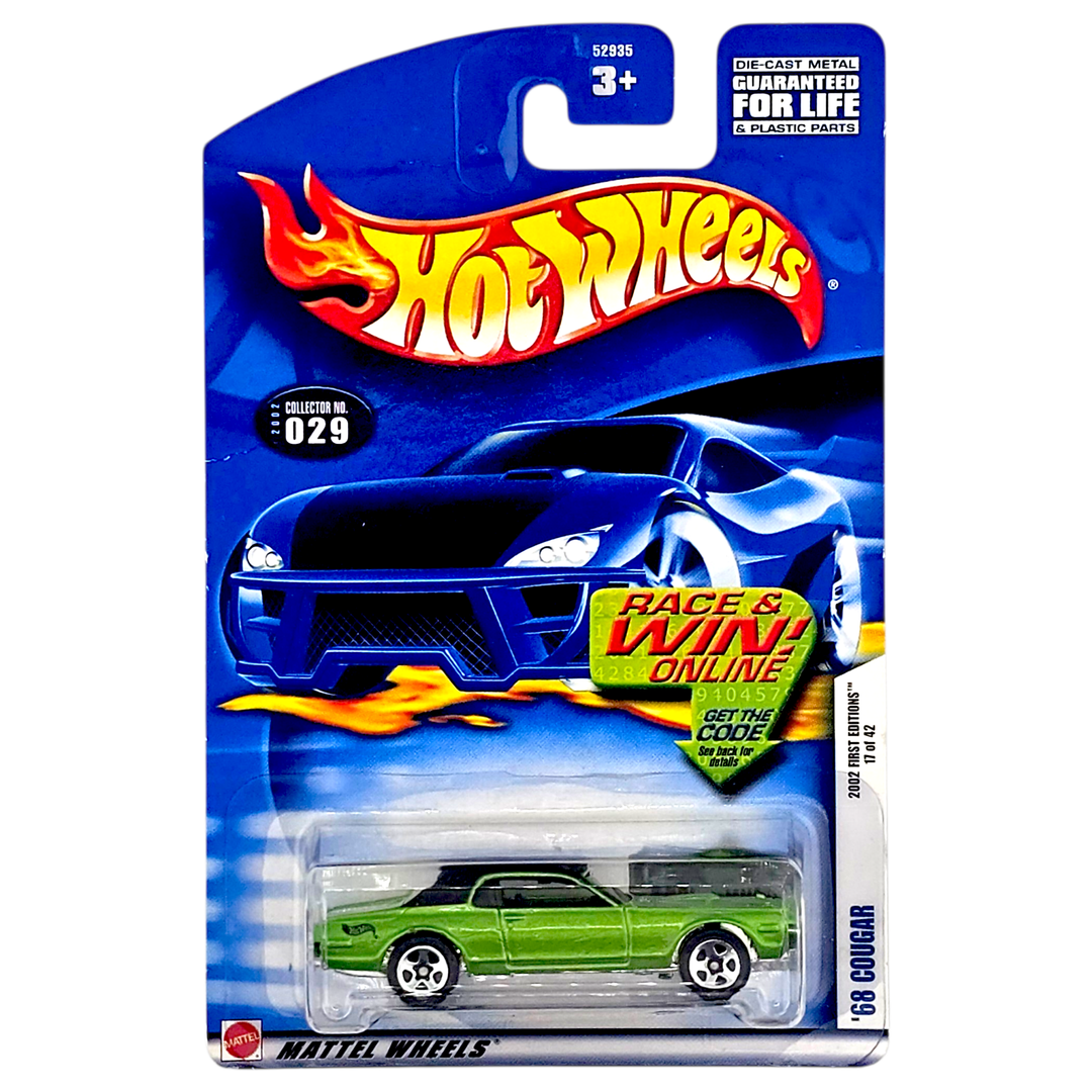 Hot Wheels - Cougar 1968 - 2002 *Top Variation* - Top CollectiblesDiecastHot Wheels