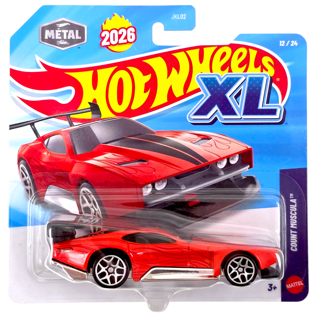 Hot Wheels - Count Muscula - 2026 HW XL Series *1/43 Scale* - Top CollectiblesDiecastHot Wheels