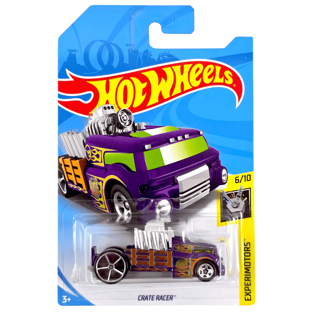 Hot Wheels - Crate Racer - 2018 *Treasure Hunt* - Top CollectiblesDiecastHot Wheels
